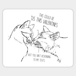 Us on Valentines Sticker